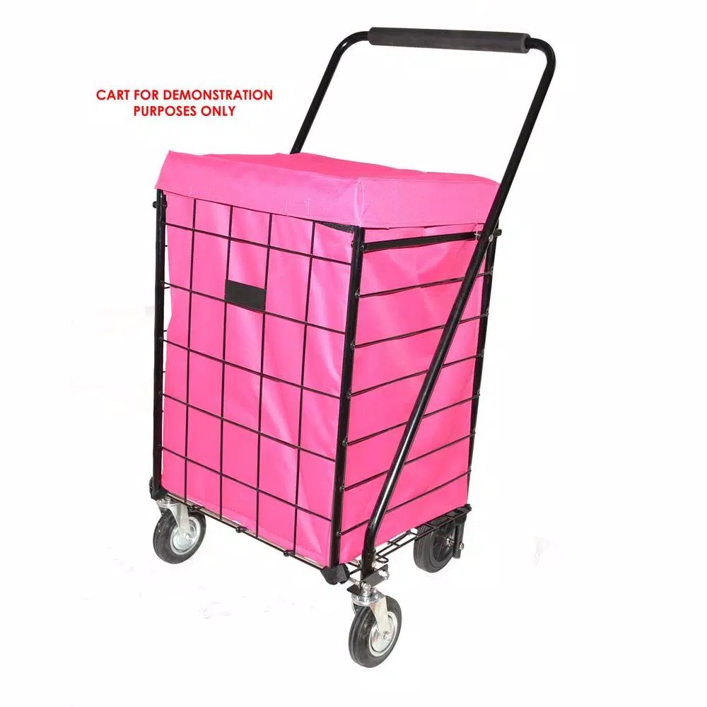 Easy Wheels Deluxe Jumbo Hooded Carrier Liner - Fuchsia