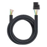 CURT Custom Vehicle-Trailer Wiring Harness, 4-Way Flat, for Astro, Blazer, Bravada, Jimmy, Safari with Quick T-Connector thumbnail 6