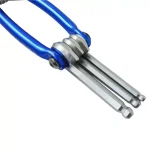 Best Value 9-Piece SAE Foldable Ball Point Hex Key Set, Anodized Aluminum thumbnail 3