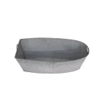 3R Studios Distressed Wood Decorative Boat with Tin Insert - Nautical Display Container thumbnail 4