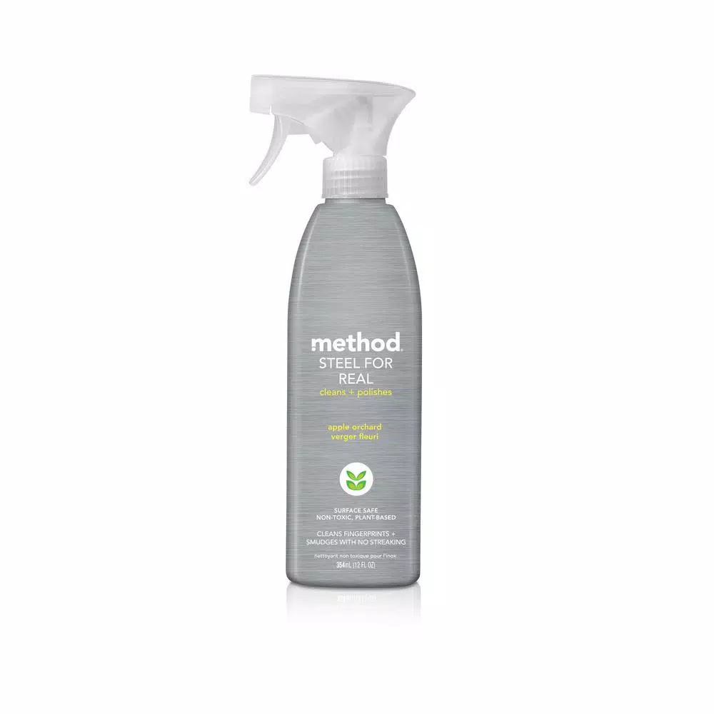 Method Real Apple Orchard Stainless Steel Spray Cleaner, 12 oz.