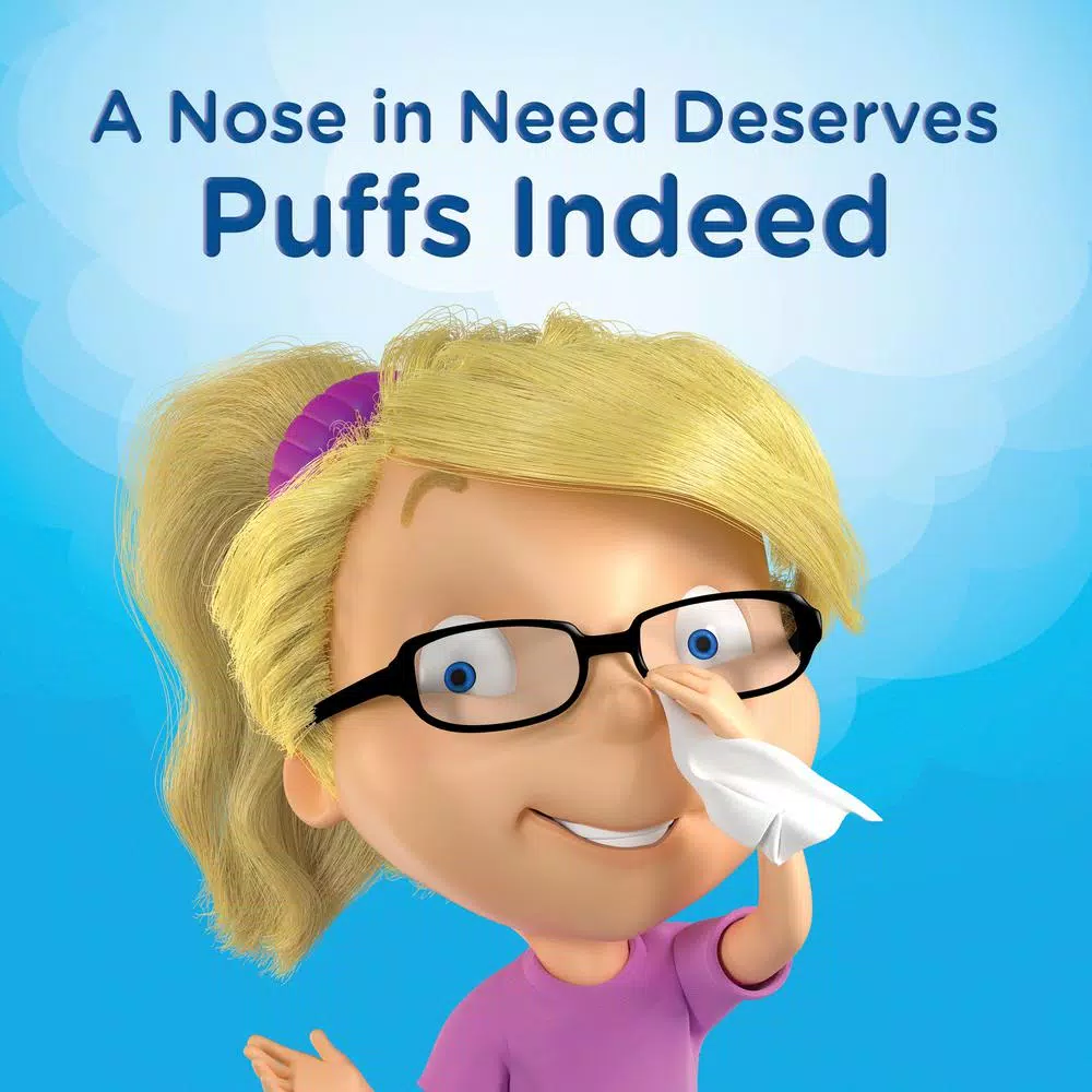 Puffs Ultra Soft Facial Tissues, Non-Lotion, 24 Case (56 Count per Box)