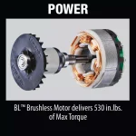 Makita 18V LXT Brushless 1/2 in. Hammer Driver-Drill Kit with 2 5.0 Ah Batteries and Charger thumbnail 9