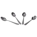 Unbranded Hammered Finish Silver 18/0 Stainless Steel Dinner Spoon Set, 4-Piece thumbnail 2