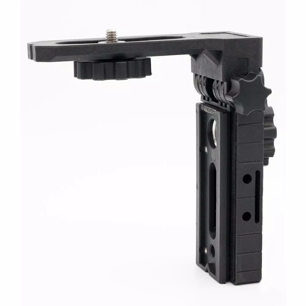 AdirPros Multi-Functional Laser Level Wall Mount Bracket with Swing-Out Platform