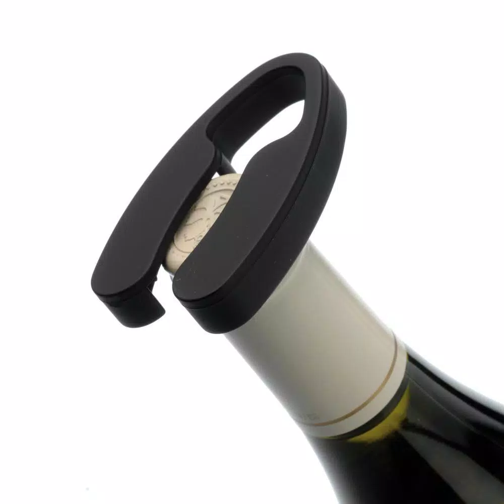 BergHOFF Geminis Electric Wine Opener with Charging Stand and Foil Cutter - Black
