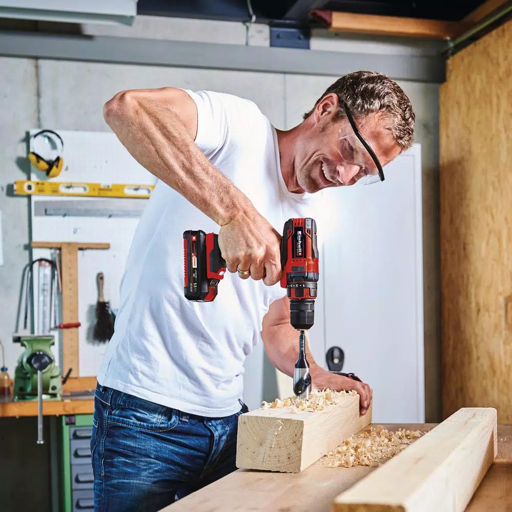 Einhell PXC 18V Cordless 3/8 in. Variable Speed Drill/Driver Kit with 1.5 Ah Battery and Fast Charger