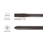 TEKTON 4-Piece Screwdriver Set with Three-Sided Ergonomic Handles thumbnail 2