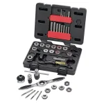 GEARWRENCH SAE Ratcheting Tap and Die Set, 40-Piece with Twist Lock Guide System thumbnail 1