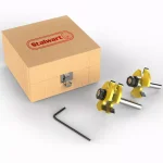 Stalwart Tungsten Carbide Tongue and Groove Router Bit Set with Wood Storage Case, 2-Piece thumbnail 1