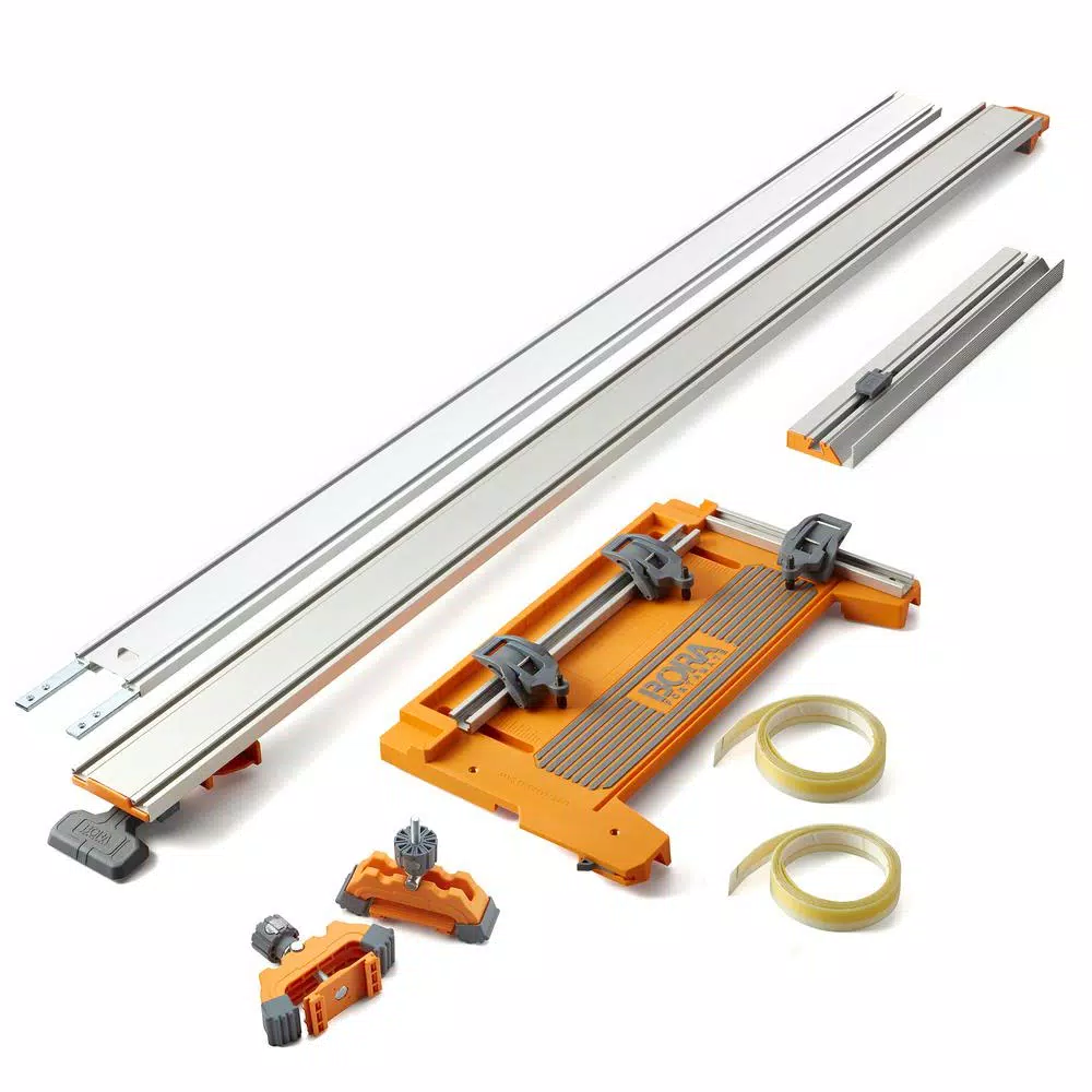 BORA NGX 50 in. Clamp Edge Premier Set (6-Piece) for Circular Saws