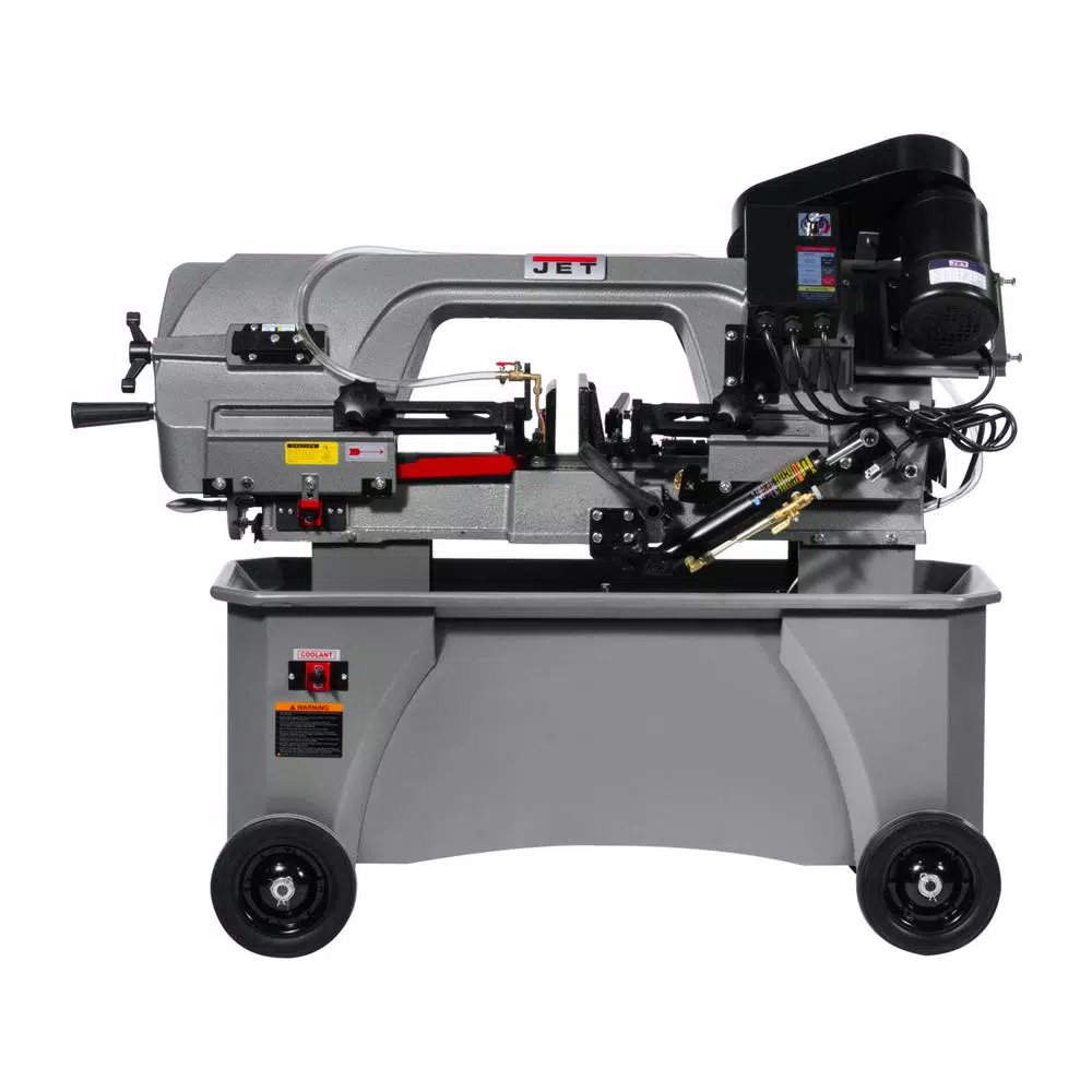 Jet HVBS-712DV 1 HP Variable Speed Horizontal/Vertical Metalworking Bandsaw, 115V