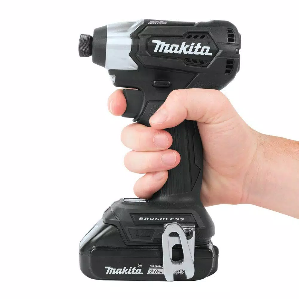Makita 18V LXT Sub-Compact Brushless Impact Driver Kit with 2.0Ah Battery, Charger & 15pk ImpactXPS Bits