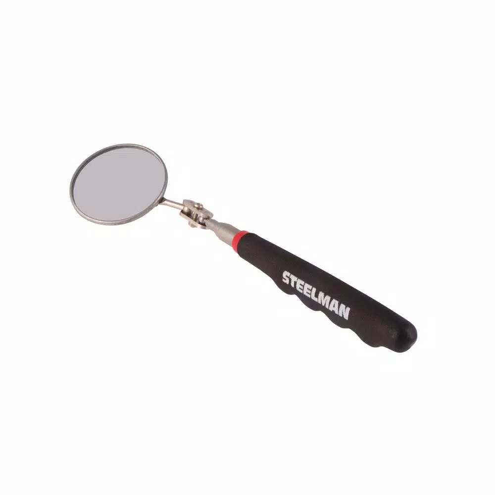 Steelman 36 in. Telescoping Round Inspection Mirror with 360° Articulating Head