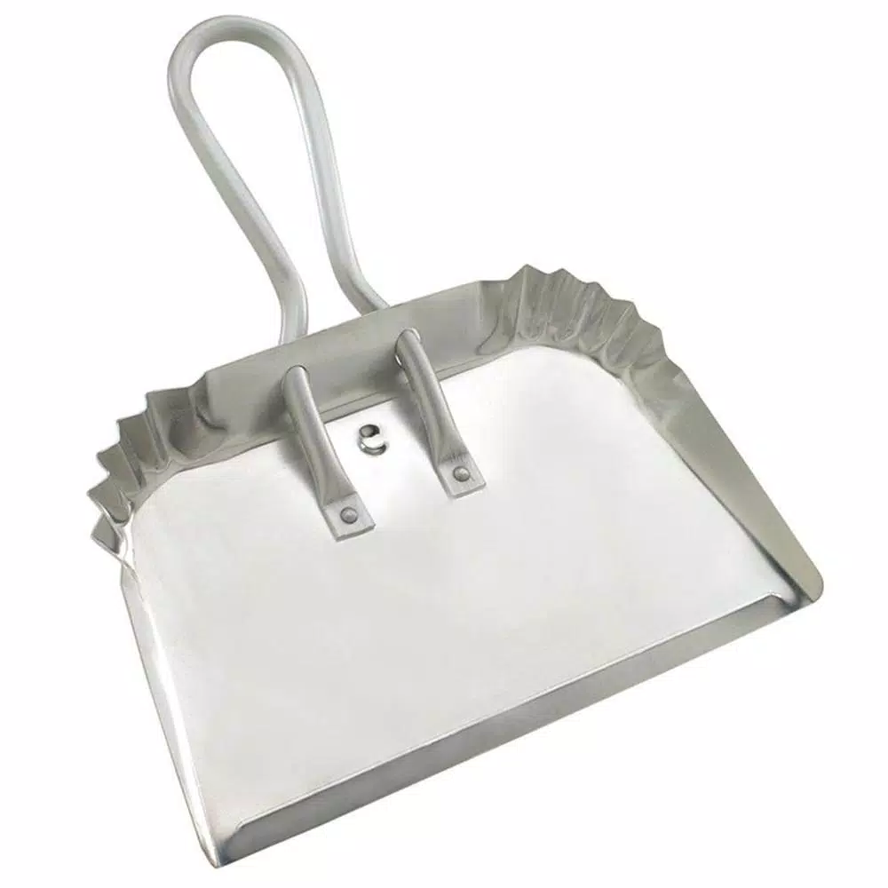 Quickie Professional 17 in. Aluminum Dust Pan with Oversized Handle
