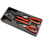 SUNEX TOOLS Sunex 3606V 3-Piece Multipurpose Plier Set with Roll Pouch thumbnail 2