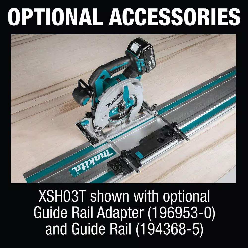 Makita 18V LXT Brushless 6-1/2 in. Cordless Circular Saw Kit with 5.0Ah Battery & Charger