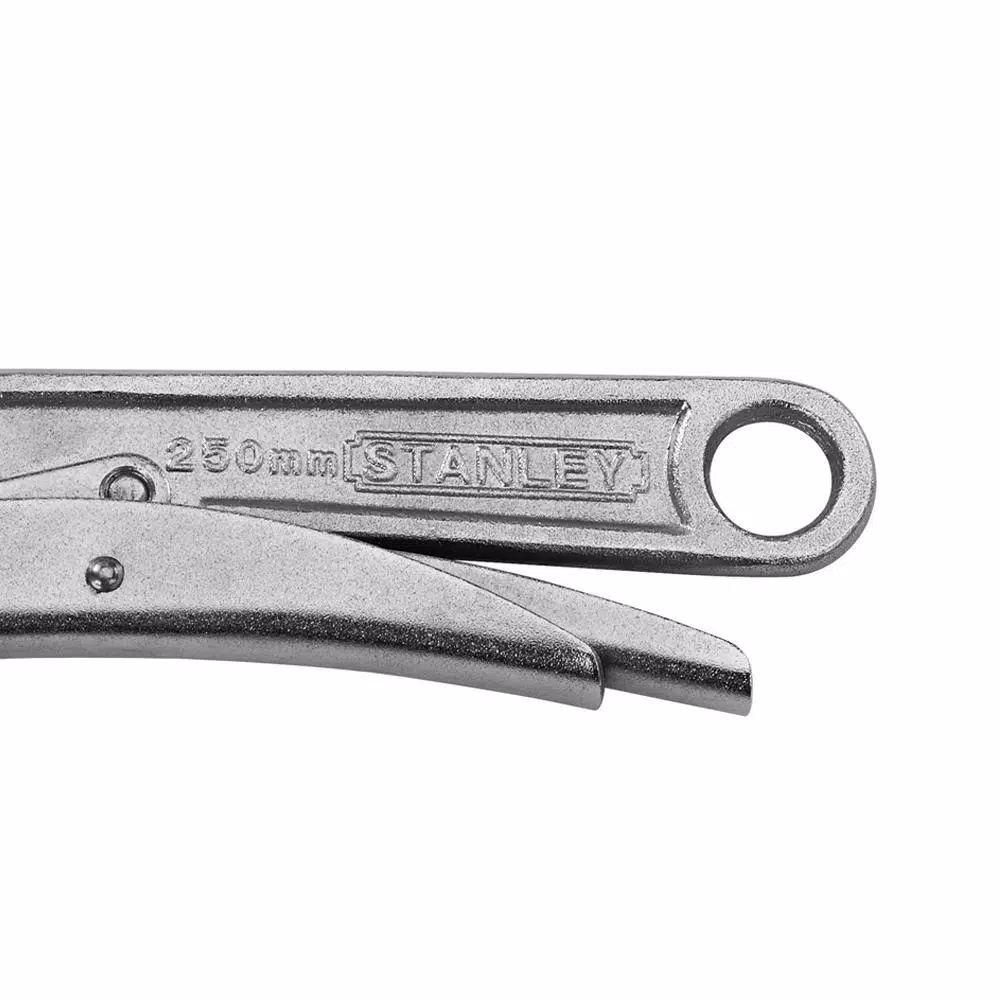 Stanley MaxGrip 10 in. Locking Adjustable Wrench, Chrome Vanadium Steel