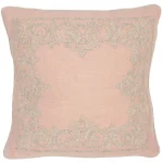 Safavieh Florentine Petal Geometric Embroidered Linen Throw Pillows, Set of 2 (20 in. x 20 in.) thumbnail 3