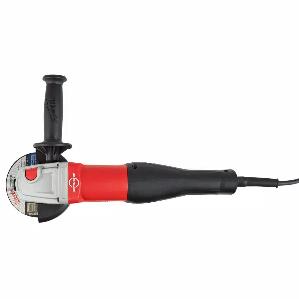 Milwaukee 11 Amp 4-1/2 in. or 5 in. Braking Small Angle Grinder, Paddle Switch, No-Lock