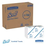 Scott Scottfold White Multi-Fold Paper Towels, 175 Sheets per Pack, 25 Packs per Carton thumbnail 2