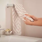 MOEN Genta 3-Piece Chrome Bath Hardware Set: 18 in. Towel Bar, Hand Towel Bar & Toilet Paper Holder thumbnail 3