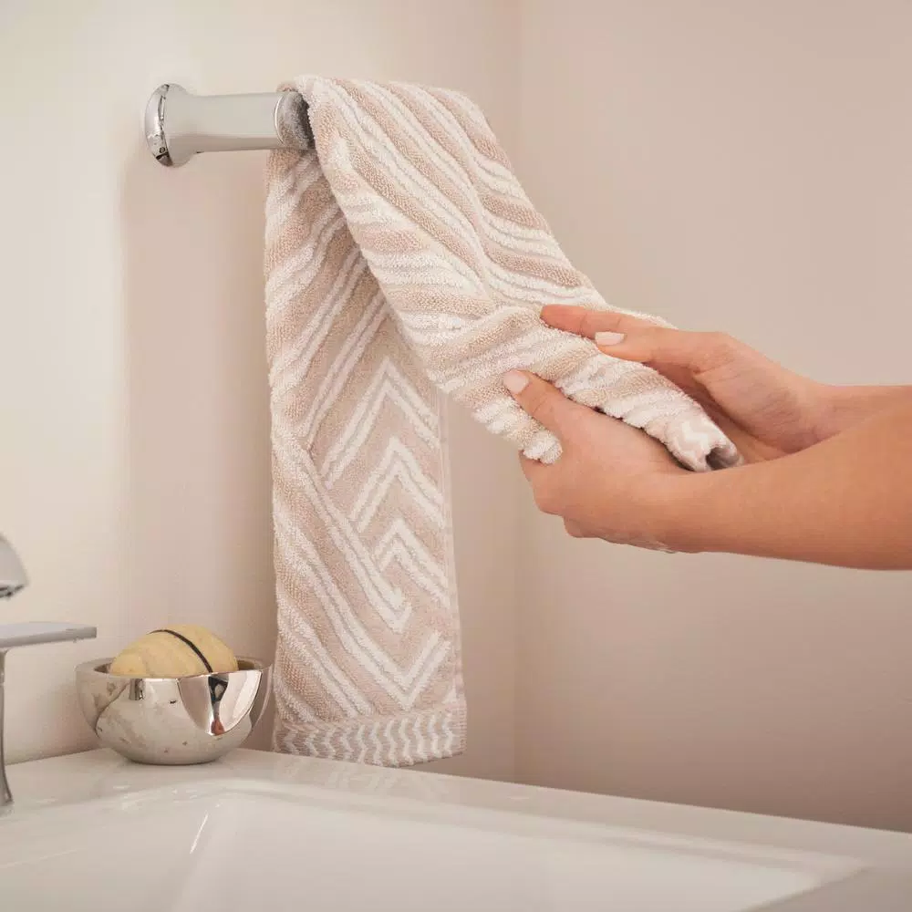 MOEN Genta 3-Piece Chrome Bath Hardware Set: 18 in. Towel Bar, Hand Towel Bar & Toilet Paper Holder