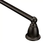 Moen Brantford 18 in. Single Towel Bar, Oil Rubbed Bronze thumbnail 1