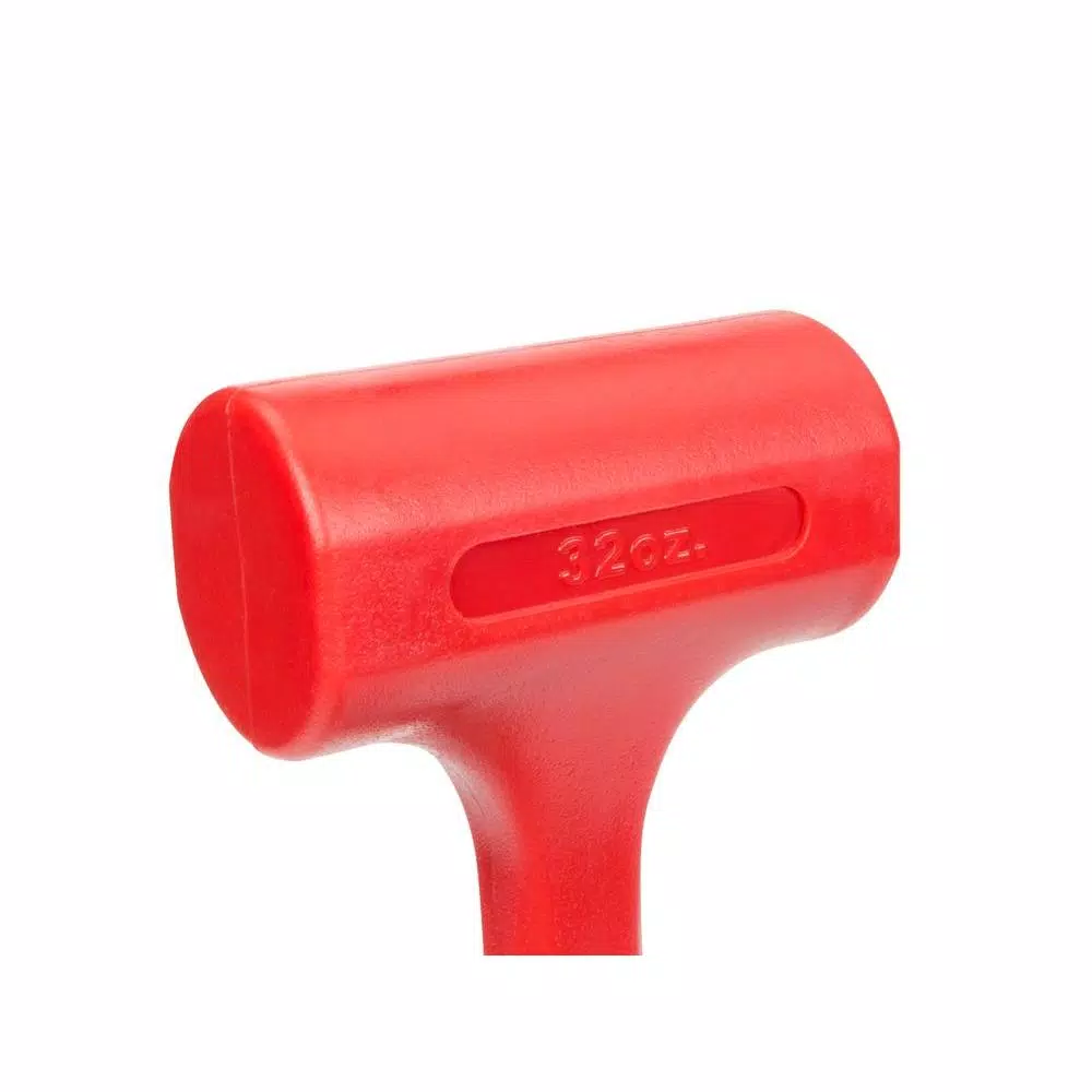 TEKTON 32 oz. Dead Blow Hammer with High-Impact Poly Jacket and Diamond Tread Handle