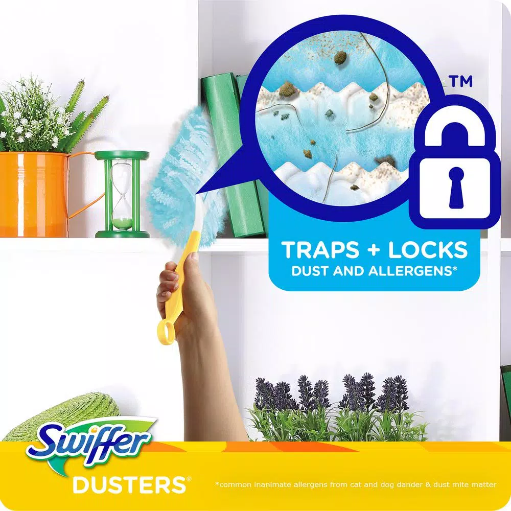 Swiffer Dusters Multi-Surface Unscented Refills, 180 Count (18-Count, 4-Pack)