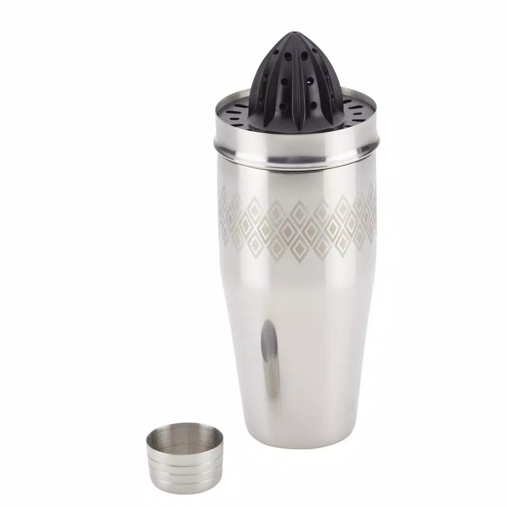 Ayesha Curry 4-in-1 Stainless Steel Cocktail Shaker, 26 oz