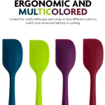 OVENTE Premium Silicone Spatula Set, 4-Piece Heat-Resistant Non-Stick Spatulas with Stainless Steel Core thumbnail 3
