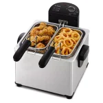 T-fal Triple-Basket Deep Fryer, 4L Capacity, Stainless Steel with Adjustable Thermostat thumbnail 6
