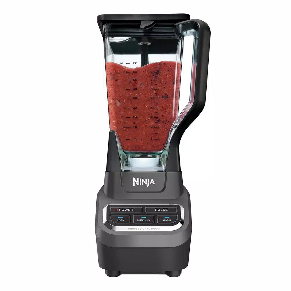 NINJA Professional 72 oz. 3-Speed Black Blender with Stainless Steel Blades