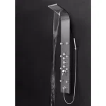 AKDY 65 in. 8-Jet Shower Panel System, Space Gray Brushed Stainless Steel with Rainfall, Waterfall & Wand thumbnail 6