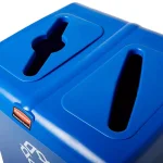 Rubbermaid Commercial Products 46 Gal. 2-Stream Glutton Recycling Station - High-Capacity Indoor/Outdoor Recycling Bin thumbnail 6