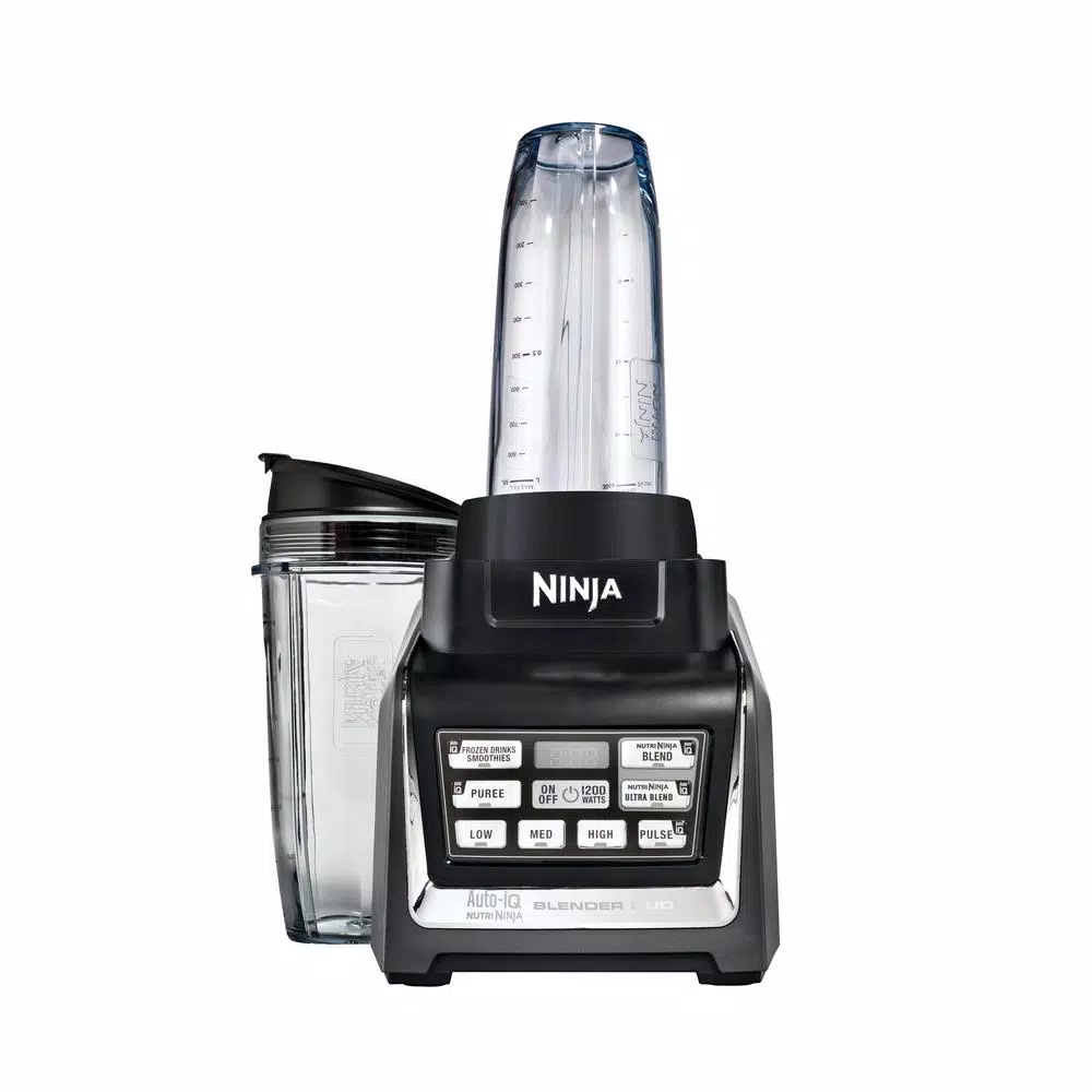 NINJA Nutri Ninja Auto-iQ 72 oz. 5-Speed Blender with Travel Cups and Total Crushing Technology