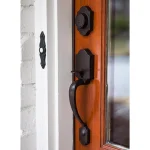 Delaney Tralee Black Double Cylinder Deadbolt Entry Door Handleset thumbnail 2