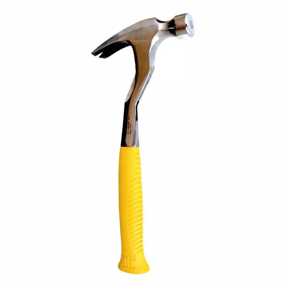 JC Hammer 16 oz. Magnetic Roofing Hammer with Angled Shaft and Comfort Grip