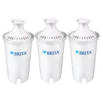 Brita Replacement Water Filter Cartridges for Water Pitchers and Dispensers, BPA Free, 3-Pack thumbnail 1