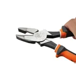 Klein Tools 9 in. Insulated High-Leverage Side-Cutting Pliers, 1000V Rated thumbnail 3