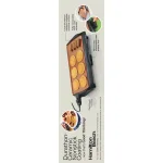 Hamilton Beach Durathon 200 sq. in. Ceramic Nonstick Electric Griddle, Black thumbnail 5