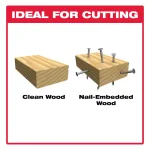 Diablo Demo Demon 6 in. Carbide-Tipped Reciprocating Saw Blade, 6/9 TPI for Nail-Embedded Wood thumbnail 2