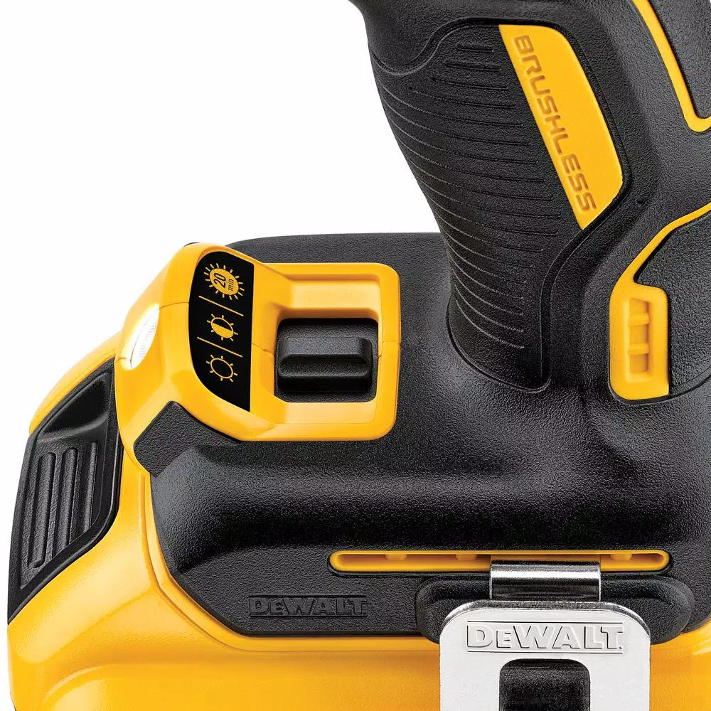 DEWALT 20V MAX XR Brushless Hammer Drill and Impact Driver Combo Kit with (2) Batteries & Charger