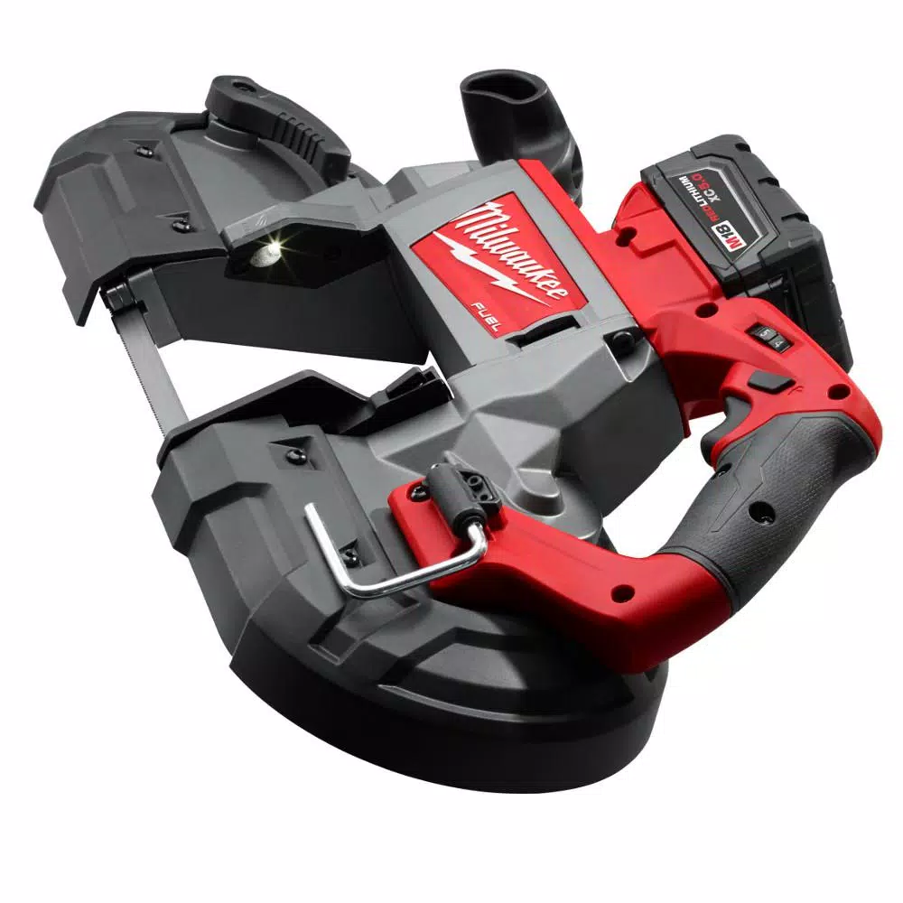 Milwaukee M18 FUEL 18V Brushless Cordless Deep Cut Band Saw Kit with 5.0 Ah Battery & Charger