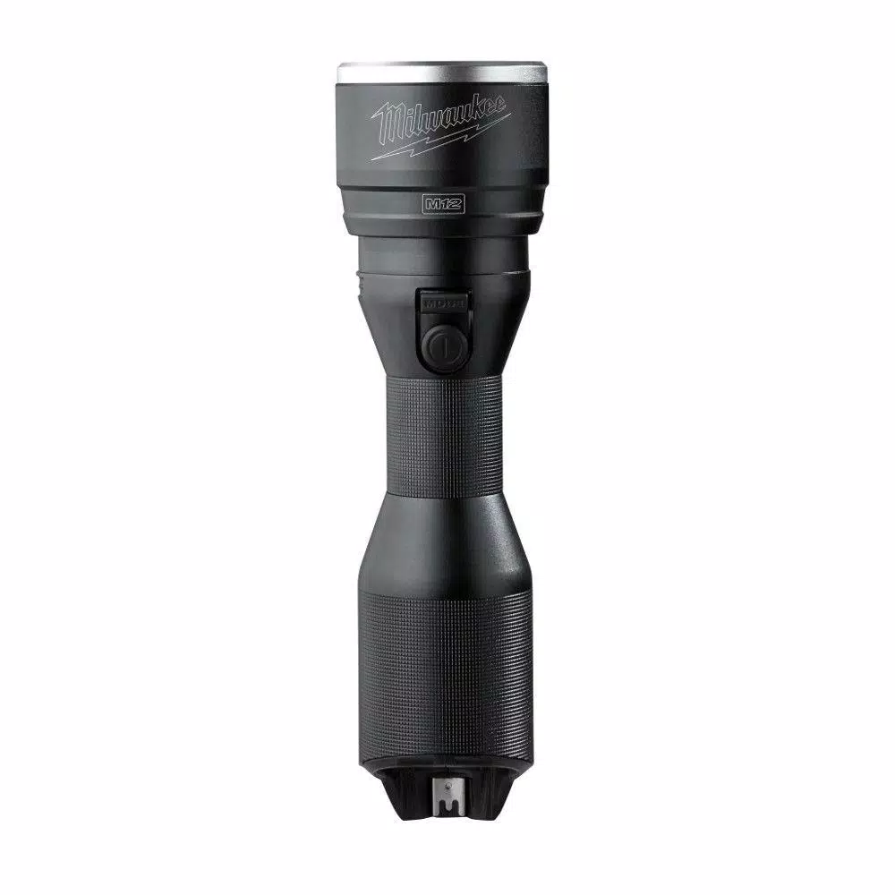 Milwaukee M12 12V Lithium-Ion Cordless LED High Performance Metal Flashlight, 800 Lumens