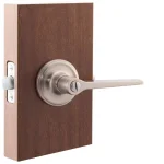 Copper Creek Zane Contemporary Satin Stainless Steel Privacy Lever for Bedroom and Bathroom thumbnail 2