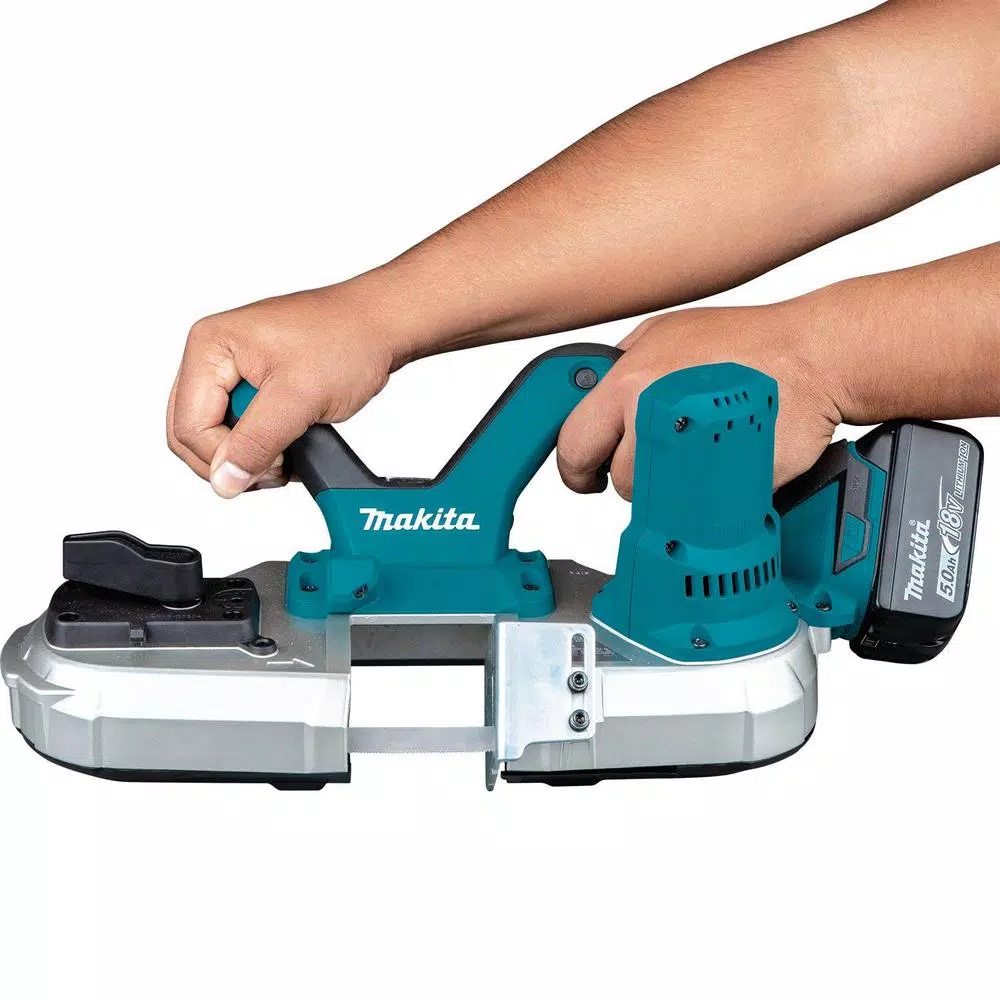 Makita 18V LXT Cordless Compact Band Saw Kit with 5.0 Ah Battery and Charger