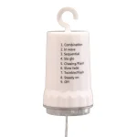 LUMABASE 200-LED Warm White Starburst Fairy Lights with Remote Control, Battery Operated, Set of 2 thumbnail 6