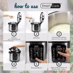 Aroma 20-Cup SmartCarb Digital Rice Cooker and Food Steamer, Stainless Steel thumbnail 4
